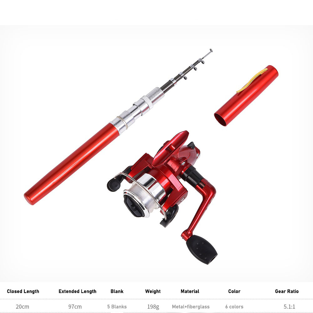 Mini Pen Shape Fishing Rod wit - Penn Reel Fierce review and price