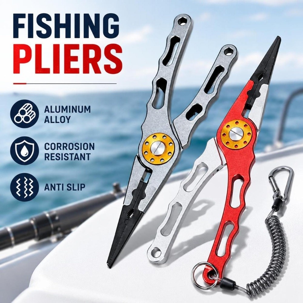 Aluminum Alloy Fishing Pliers  - Saltwater Line review and price