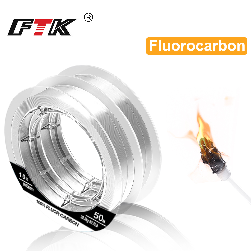 100% Carbon Fiber Fishing Line - Fluorocarbon Line review and price