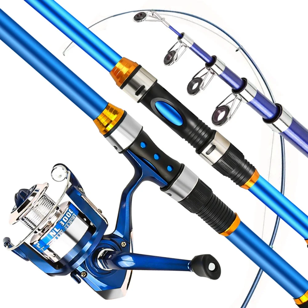 2.1-3.6M Telescopic Glass Fibe - Saltwater Line review and price