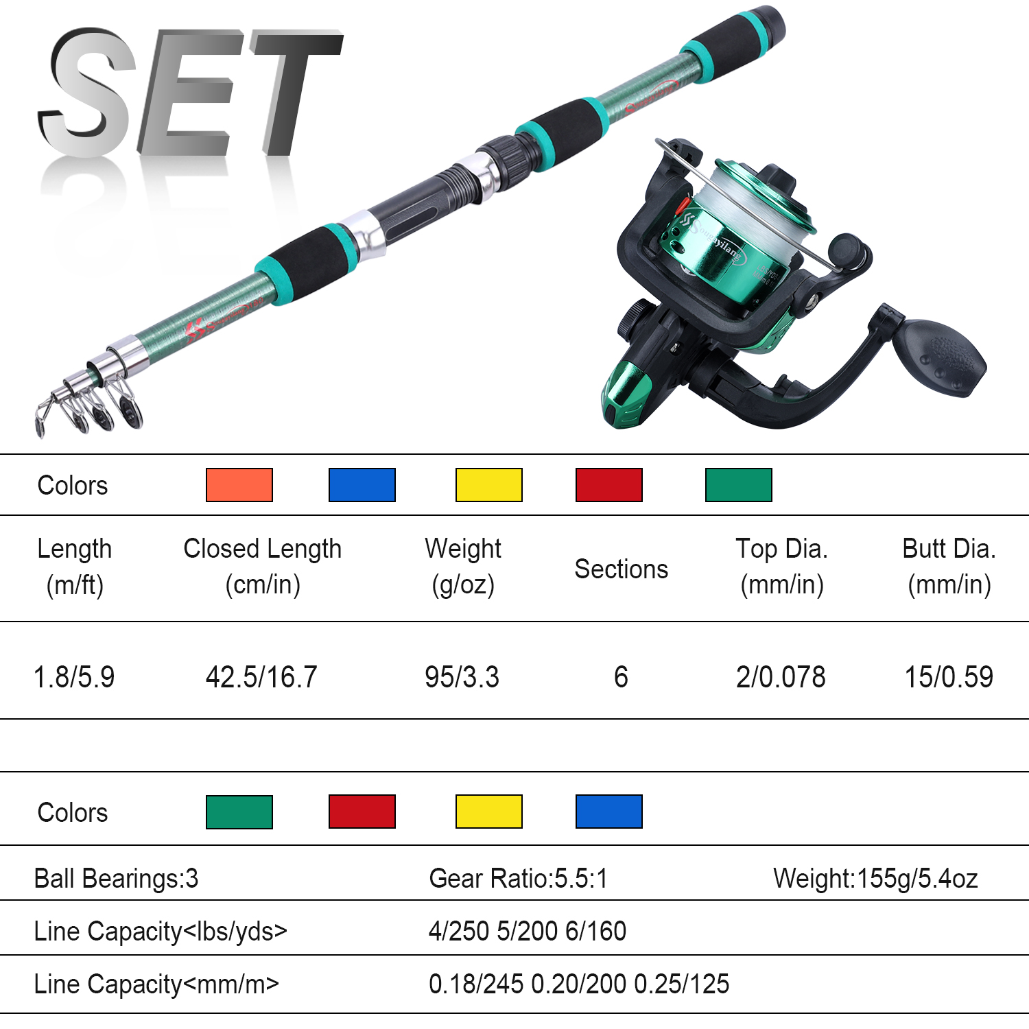 Sougayilang Kids Fishing Pole  - Saltwater Line review and price