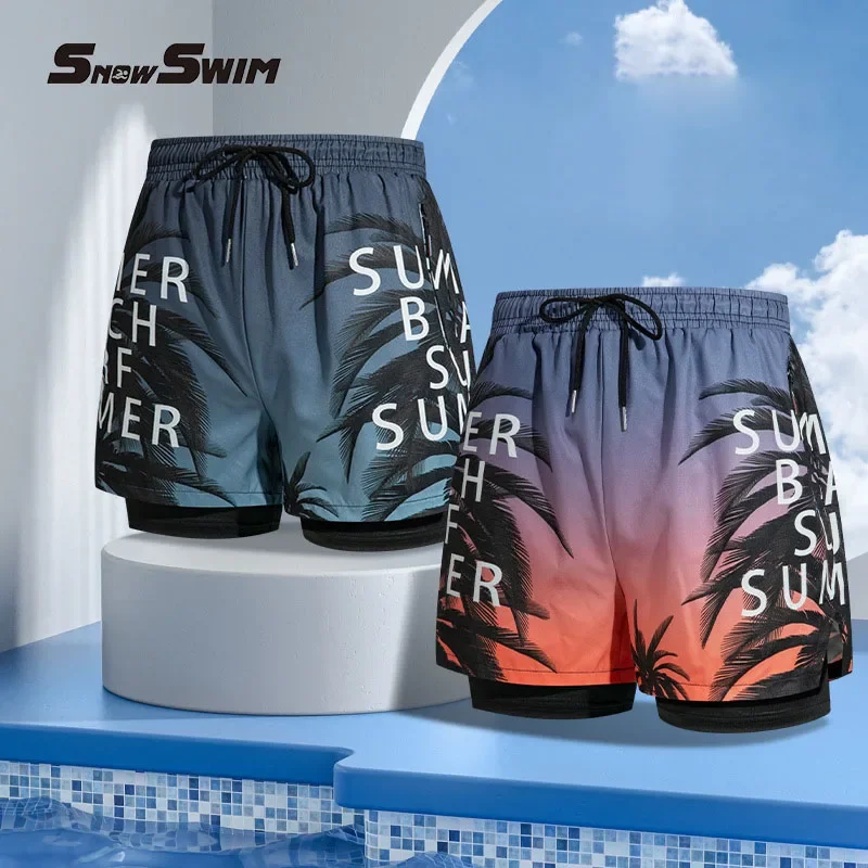 New Swim Trunks for Men Double - Saltwater Line review and price